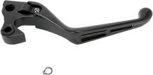 DRAG SPECIALTIES Slotted Wide Blade Replacement Clutch Lever - Black H07-0602MB-C