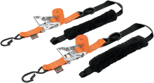 POWERTYE MFG. Deluxe Ratchet Tie-Downs - 1-1/2" x 6-1/2' - Orange 30692-S