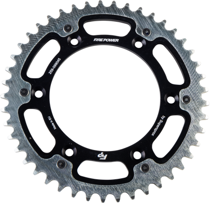 Rear Sprocket Hybrid 45t Blk/Sil
