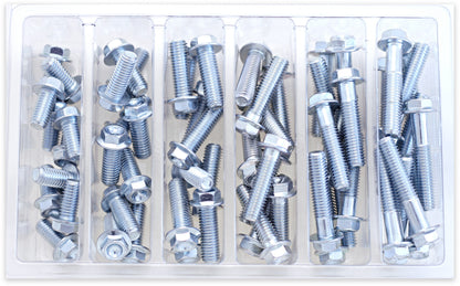 M8 10mm Hex Flang Bolt Asst 1