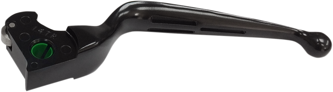 DRAG SPECIALTIES Slotted Wide Blade Replacement Clutch Lever - Black H07-0606MB-C