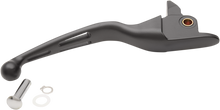 DRAG SPECIALTIES Slotted Wide Blade Replacement Brake Lever - Black H07-0601MB-B