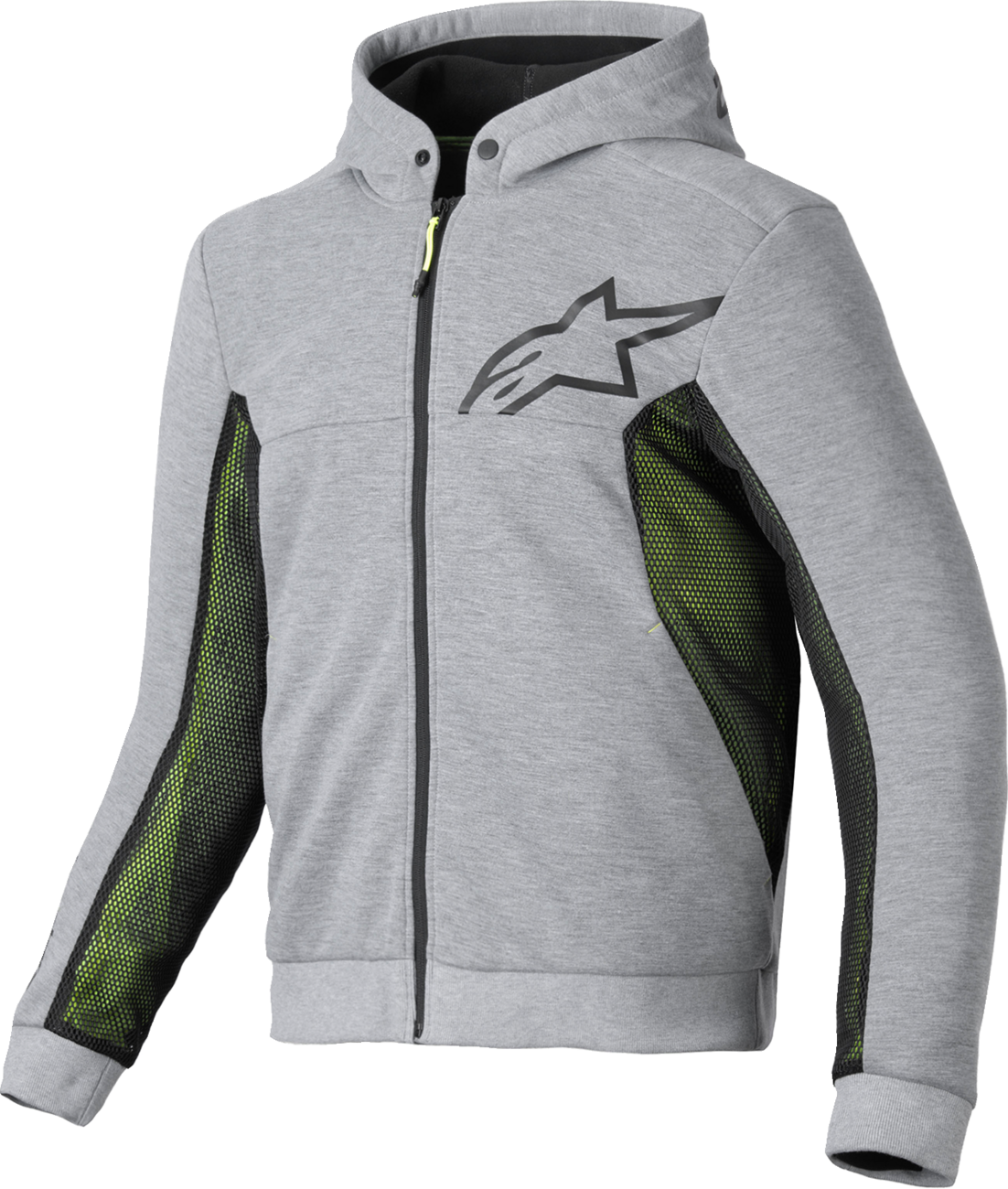 ALPINESTARS Chrome Air Sport Hoodie - Heather Gray/Black - Small 4200425-9196-S