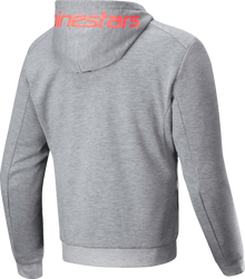 ALPINESTARS Chrome v2 Sport Hoodie - Heather Gray/Red Fluo - XL 4200325-9199-XL