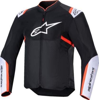 ALPINESTARS T-SPS Air v2 Jacket - Black/White/Red Fluo - 2XL 3301025-1231-2XL
