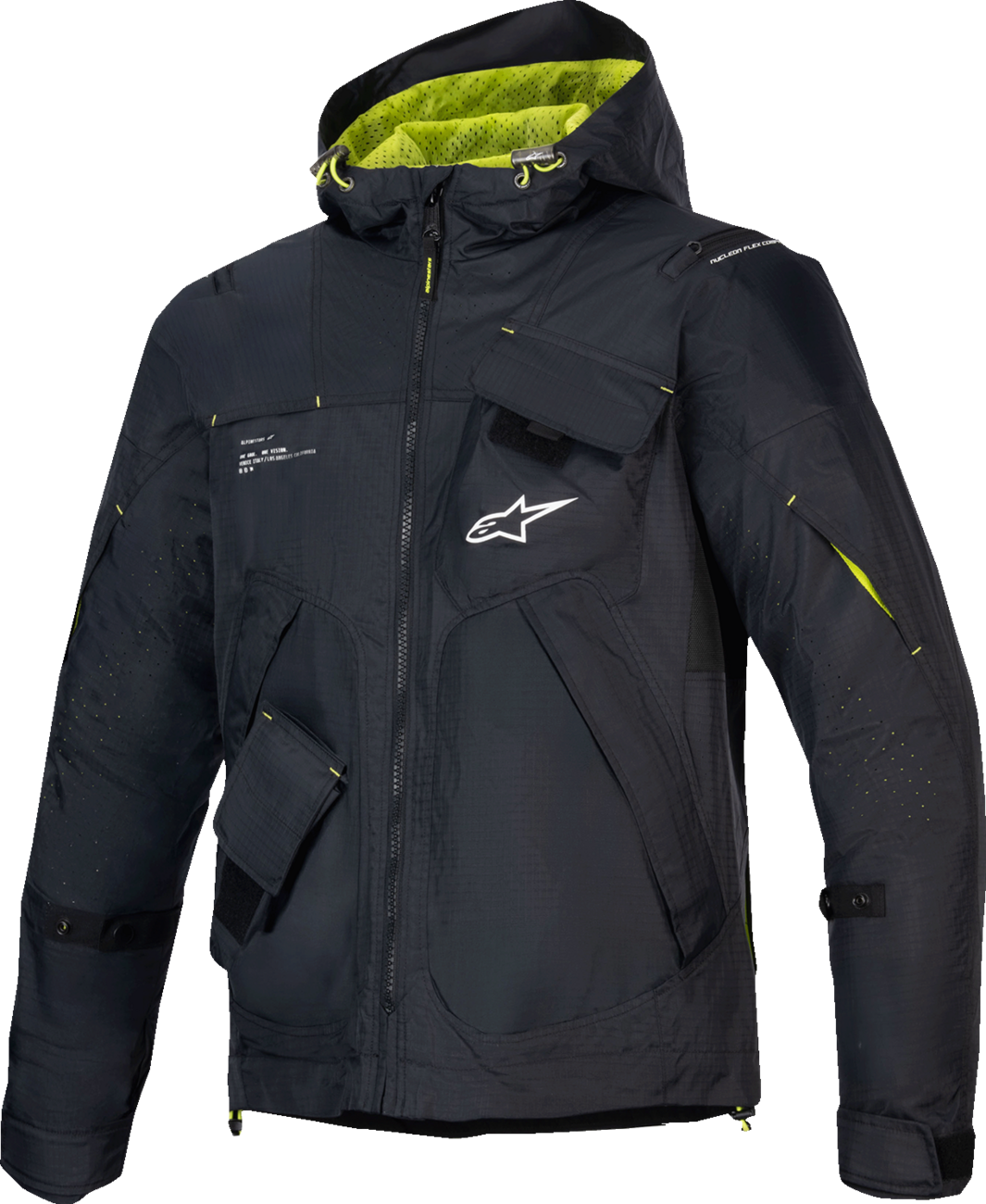 ALPINESTARS Mogress Air Jacket - Black/Lime Punch/White - Small 3301625-1484-S