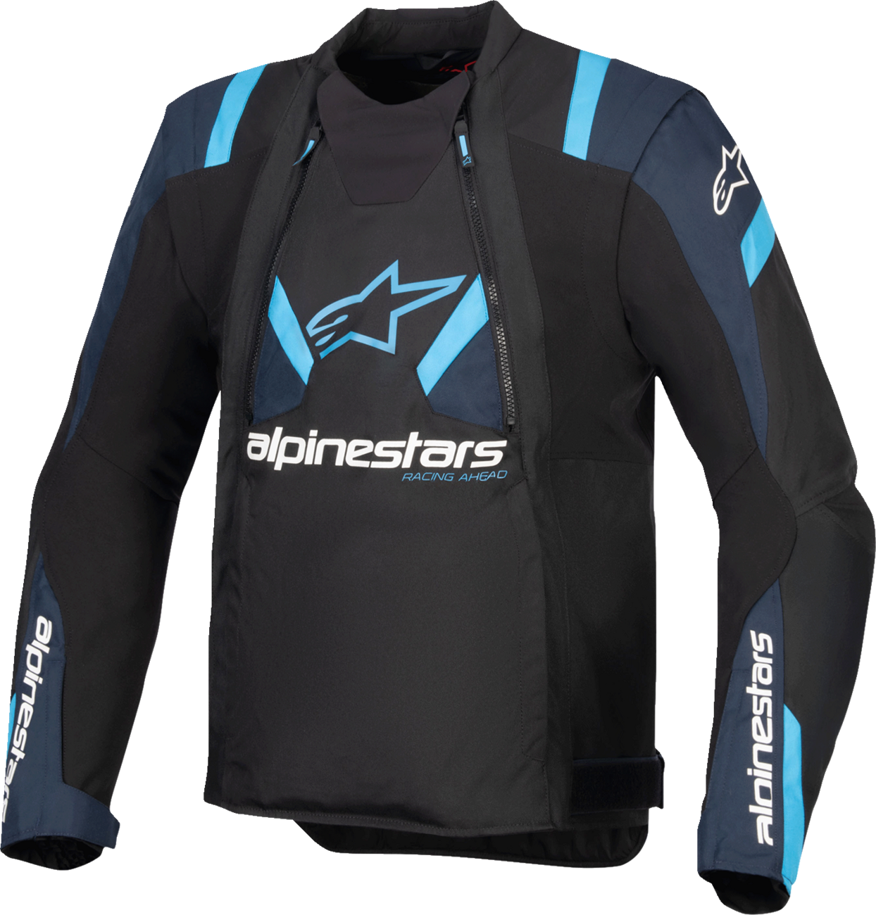 ALPINESTARS T-Stunt Air Jacket - Black/Dark Blue/Blithe Blue - XL 3301825-1386-XL