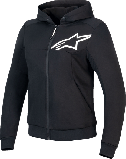 ALPINESTARS Stella Chrome v2 Sport Hoodie - Black/White - 2XL 4210225-12-2XL