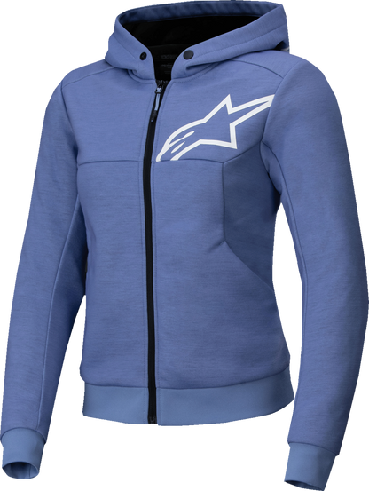 ALPINESTARS Stella Chrome v2 Sport Hoodie - Blue Violet/White - Medium 4210225-7185-M
