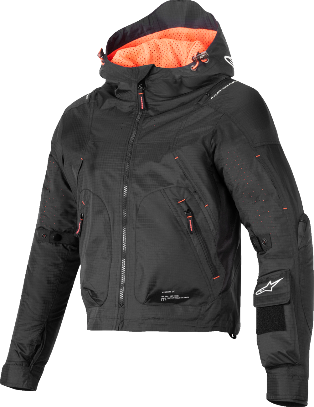ALPINESTARS Stella Molly Air Jacket - Black/Coral Fluo - Medium 3310625-1485-M