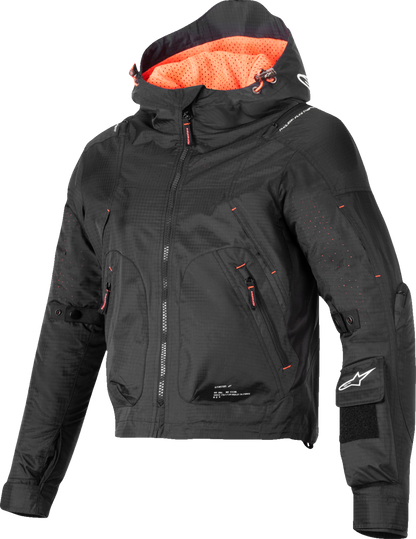 ALPINESTARS Stella Molly Air Jacket - Black/Coral Fluo - Large 3310625-1485-L