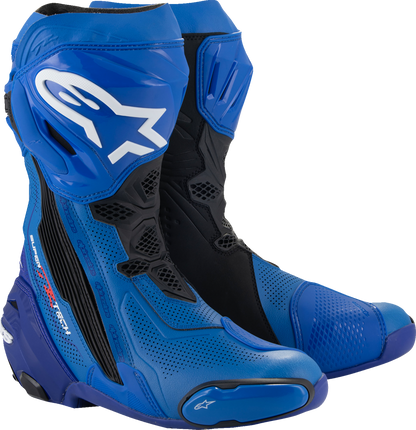 ALPINESTARS Supertech R Vented Boots - Blue/Black - US 8 / EU 42 2220121-713-42