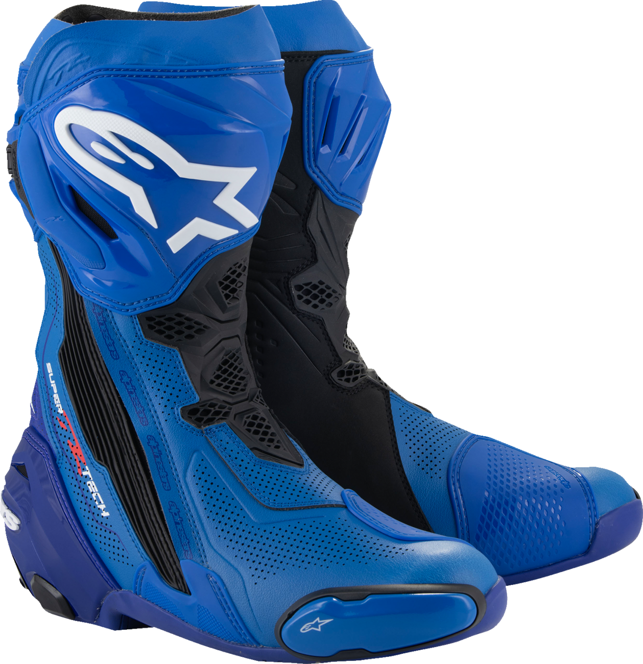 ALPINESTARS Supertech R Vented Boots - Blue/Black - US 9 / EU 43 2220121-713-43