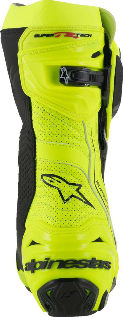 ALPINESTARS Supertech R Vented Boots - Fluorescent Yellow/Black - US 8 / EU 42 2220121-551-42