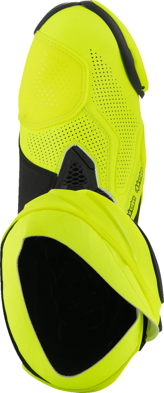 ALPINESTARS Supertech R Vented Boots - Fluorescent Yellow/Black - US 7.5 / EU 41 2220121-551-41