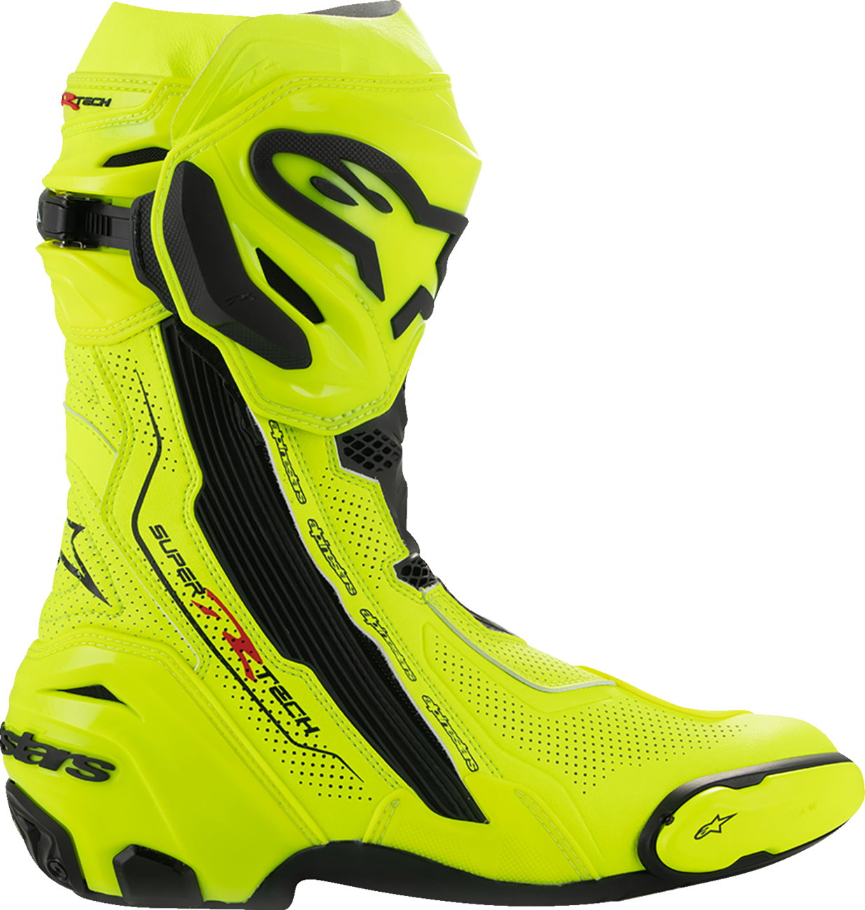 ALPINESTARS Supertech R Vented Boots - Fluorescent Yellow/Black - US 11.5 / EU 46 2220121-551-46