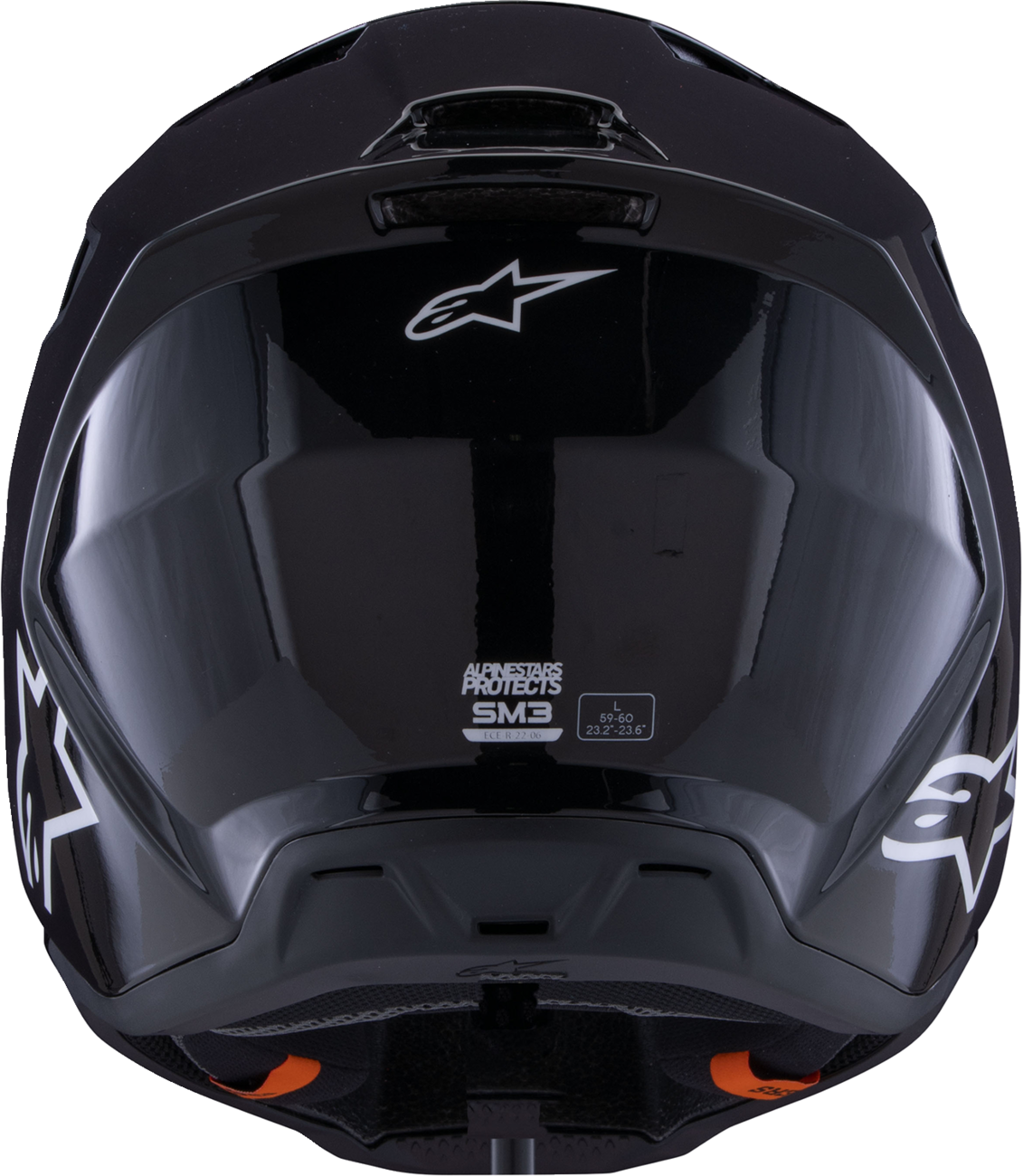 ALPINESTARS SM3 Helmet - Solid - Gloss Black - 2XL 8300326-1180-XXL