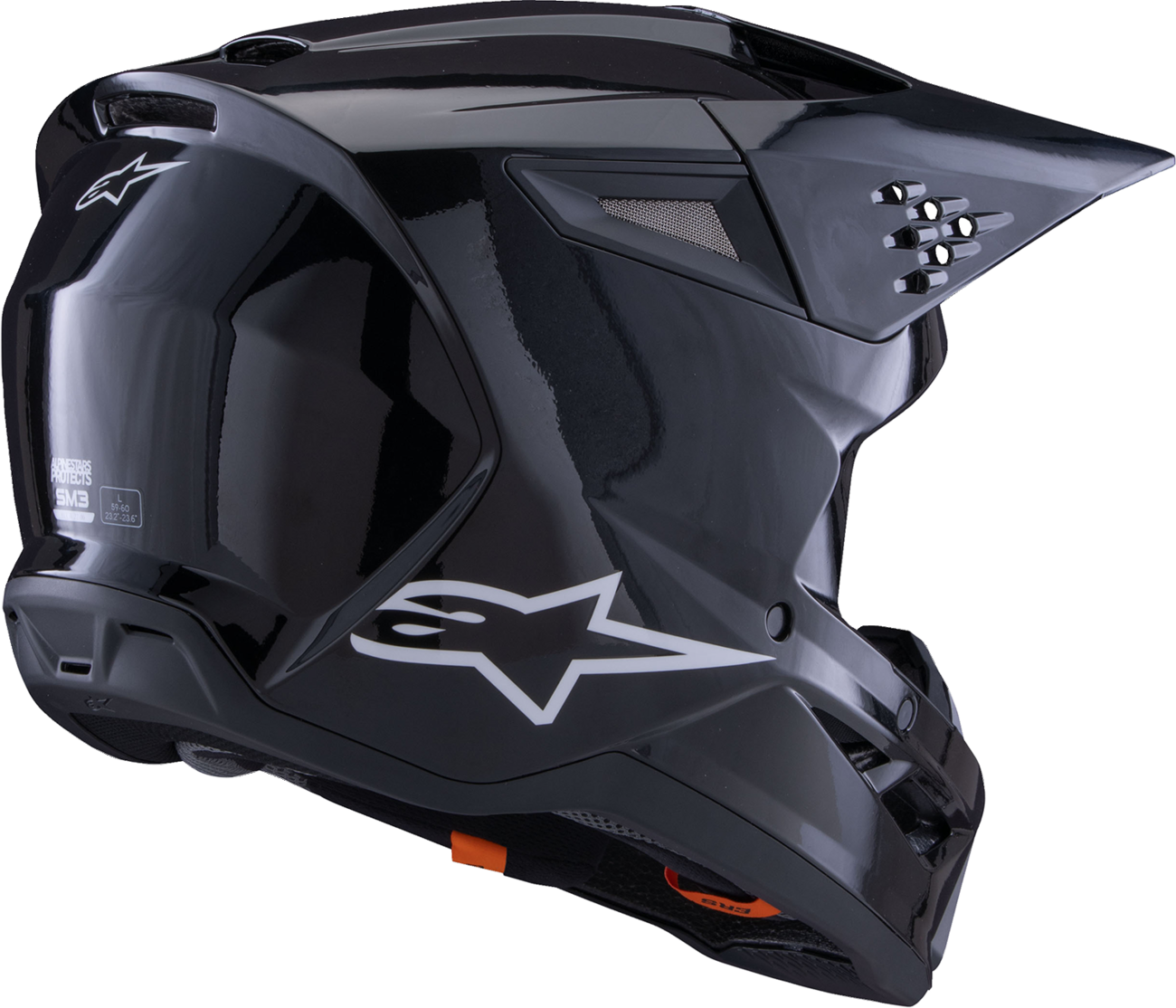 ALPINESTARS SM3 Helmet - Solid - Gloss Black - XL 8300326-1180-XL