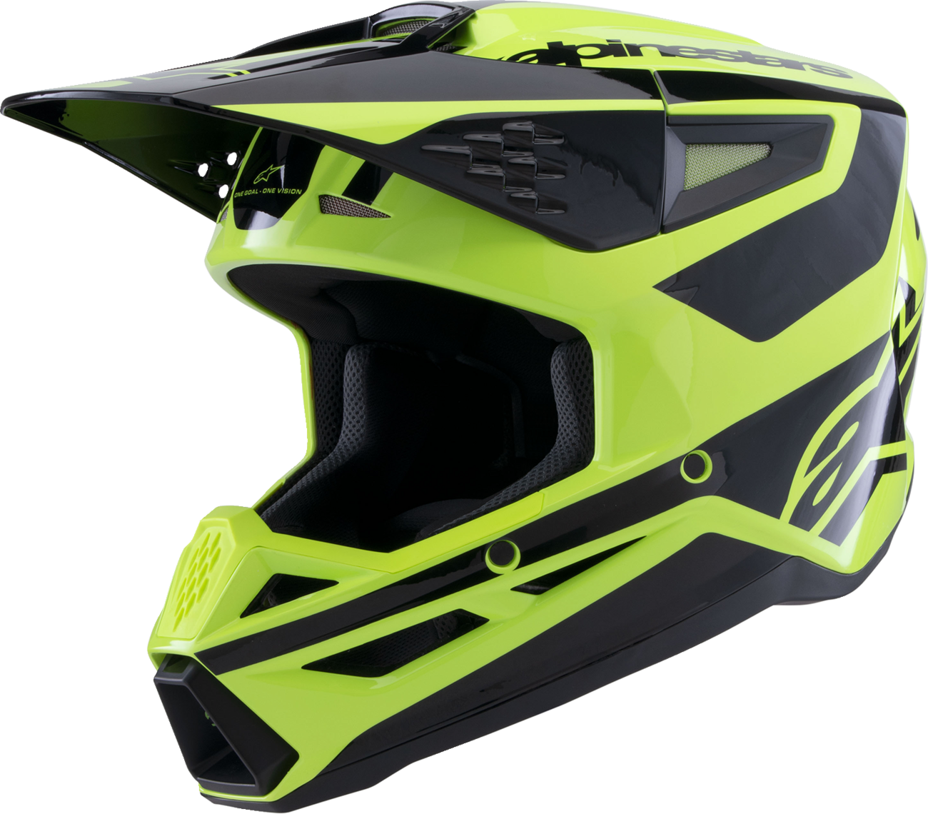 ALPINESTARS SM3 Helmet - Heat - Gloss Yellow Fluo/Black - XS 8301026-5011-XS