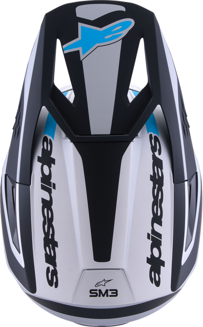 ALPINESTARS SM3 Helmet - Heat - Matte Silver/Blue/Black - XS 8301026-1949-XS