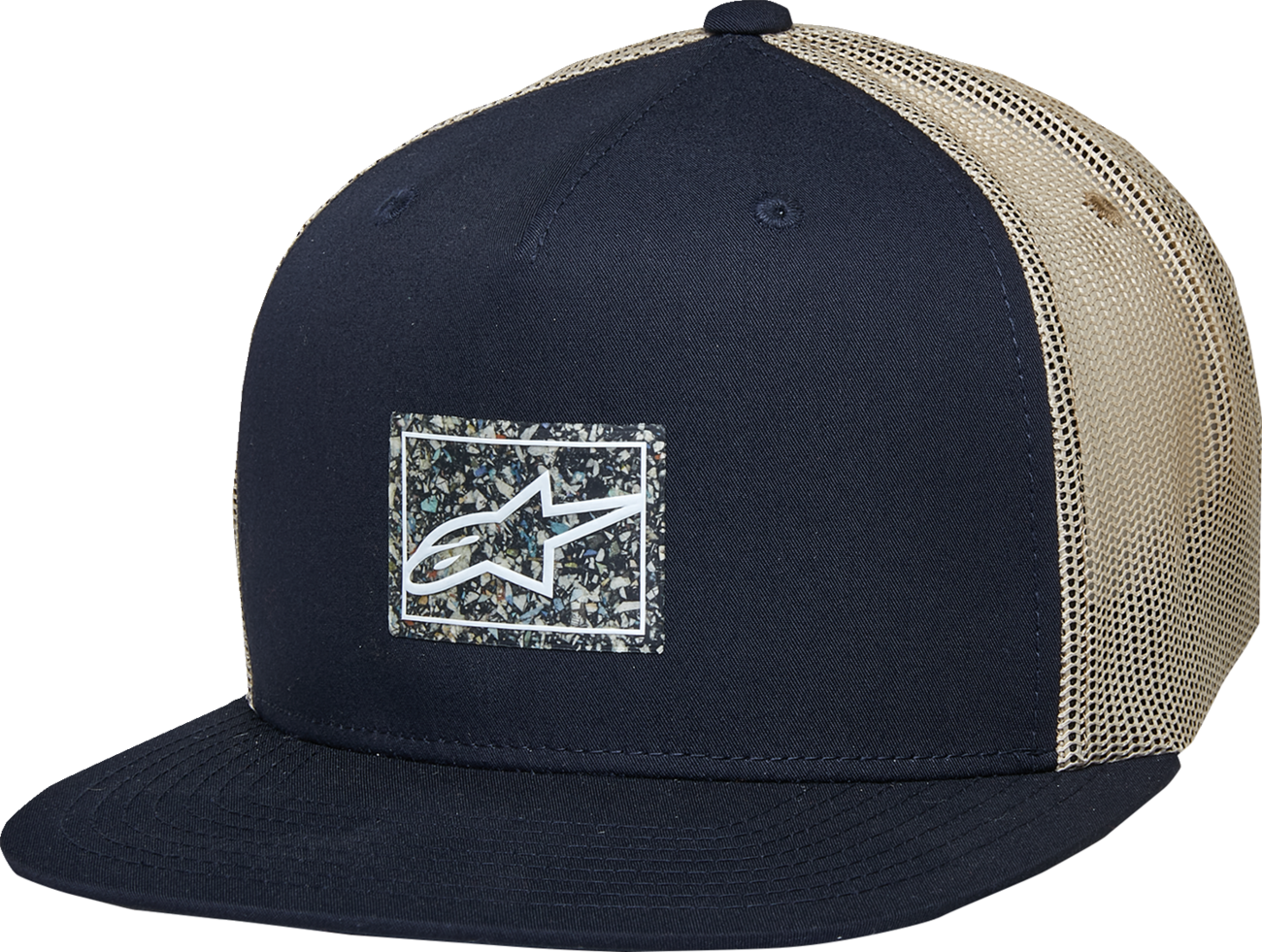 ALPINESTARS Mackinic Trucker Hat - Navy/Khaki - One Size 1215-81350-706-OS