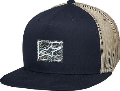 ALPINESTARS Mackinic Trucker Hat - Navy/Khaki - One Size 1215-81350-706-OS