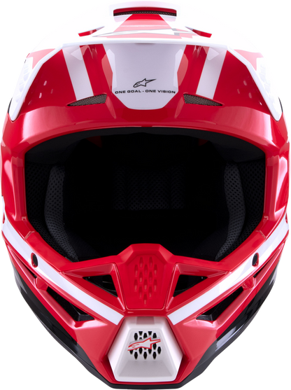 ALPINESTARS SM3 Helmet - Heat - Gloss Red/White/Black - XS 8301026-3126-XS