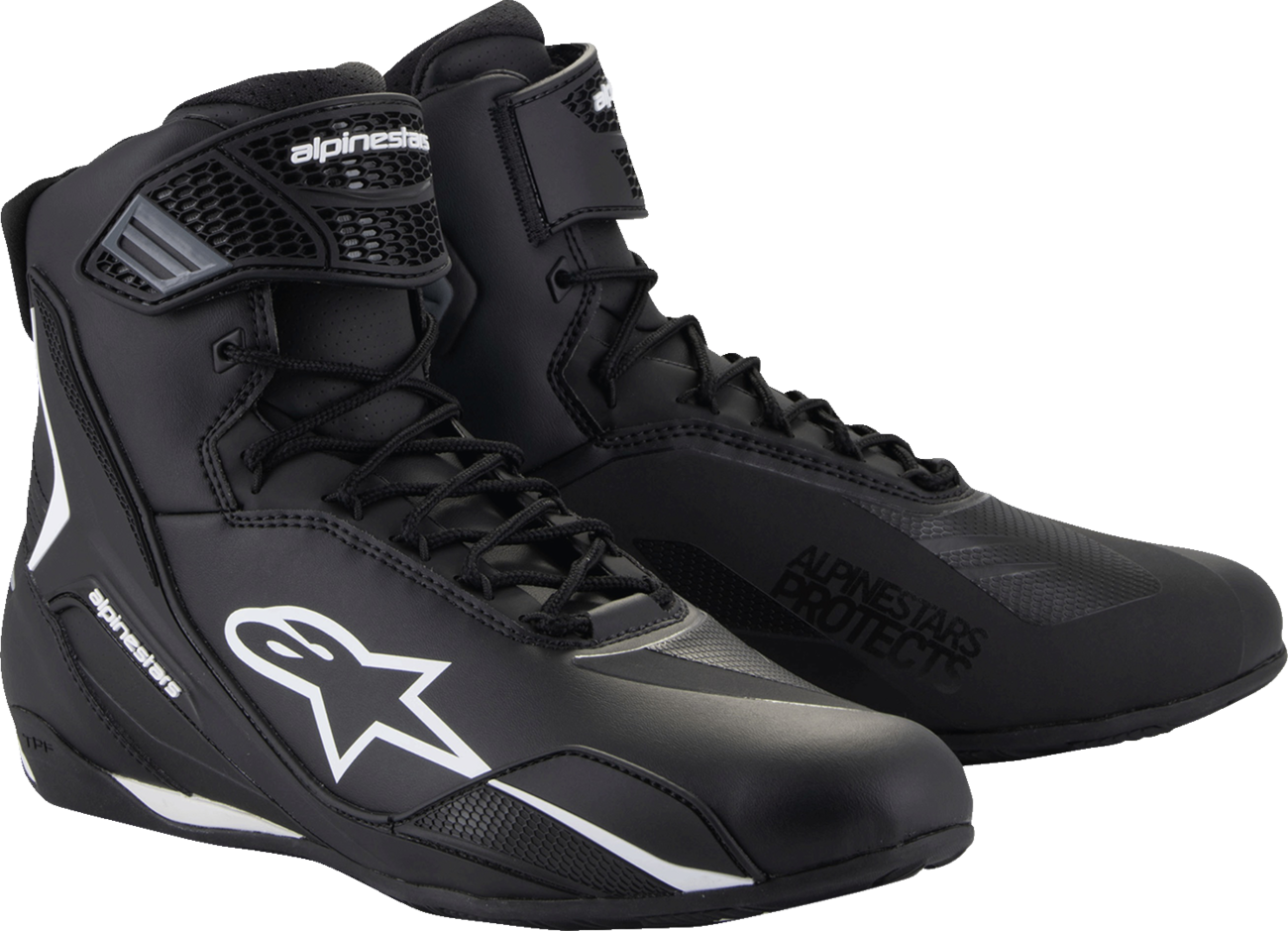 ALPINESTARS Faster-4 Shoes - Black/White - US 7.5 2510425-12-75