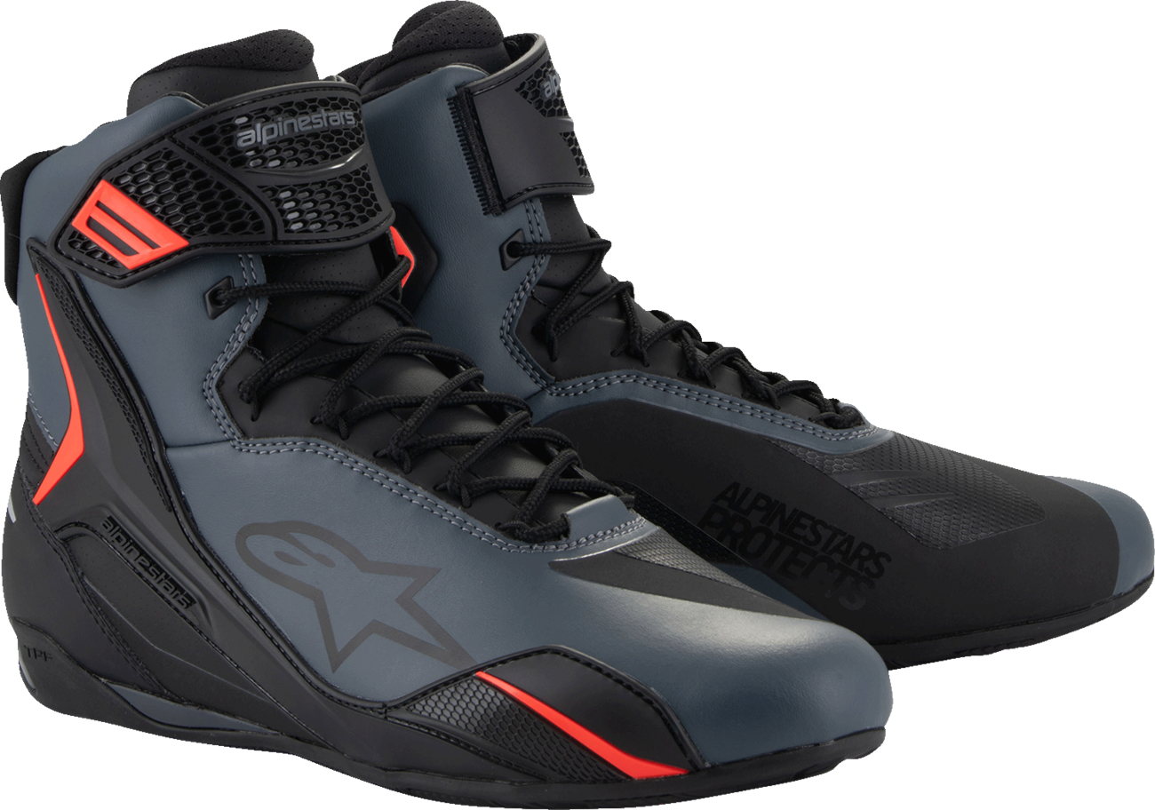 ALPINESTARS Faster-4 Shoes - Black/Gray/Red - US 8.5 2510425-1130-79