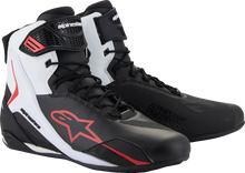 ALPINESTARS Faster-4 Shoes - Black/White/Red - US 9 2510425-123-9