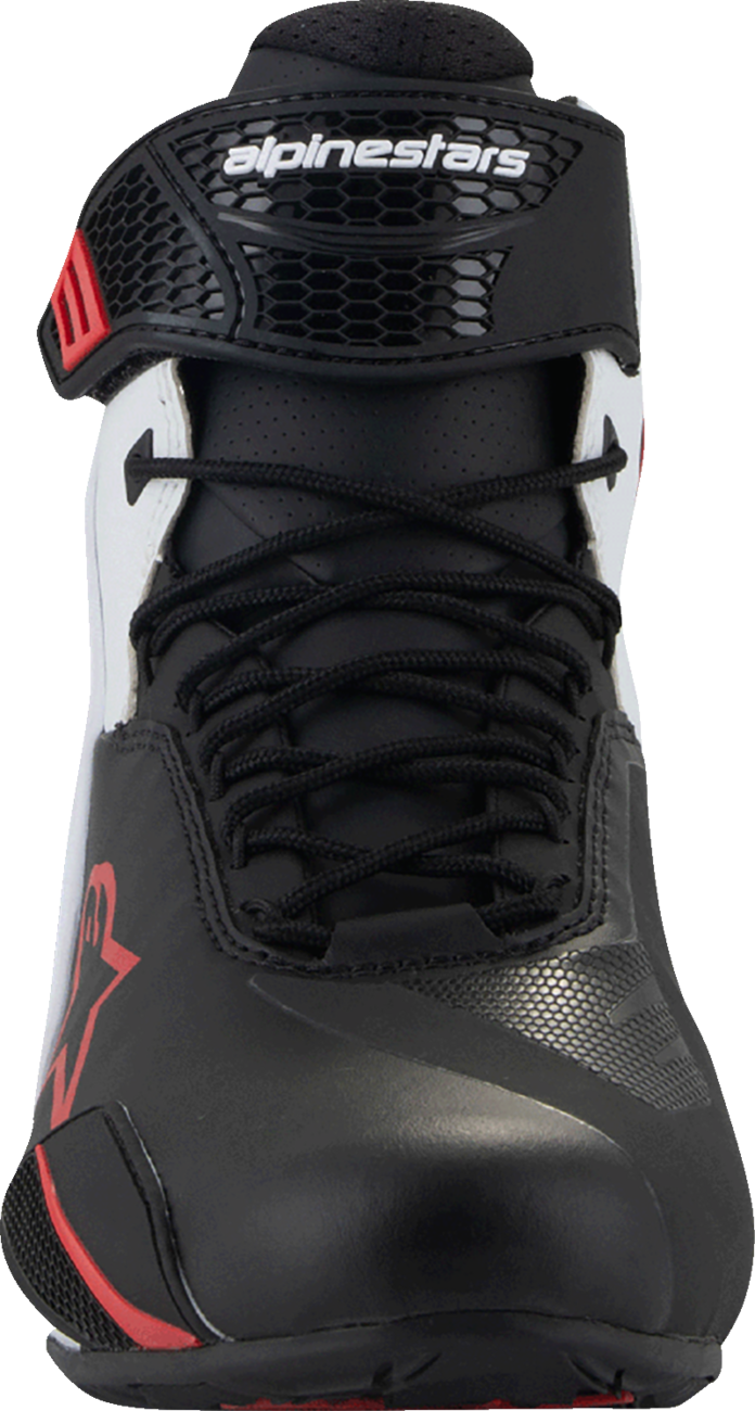 ALPINESTARS Faster-4 Shoes - Black/White/Red - US 12 2510425-123-12