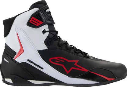 ALPINESTARS Faster-4 Shoes - Black/White/Red - US 13.5 2510425-123-135