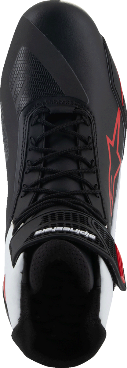 ALPINESTARS Faster-4 Shoes - Black/White/Red - US 12.5 2510425-123-125