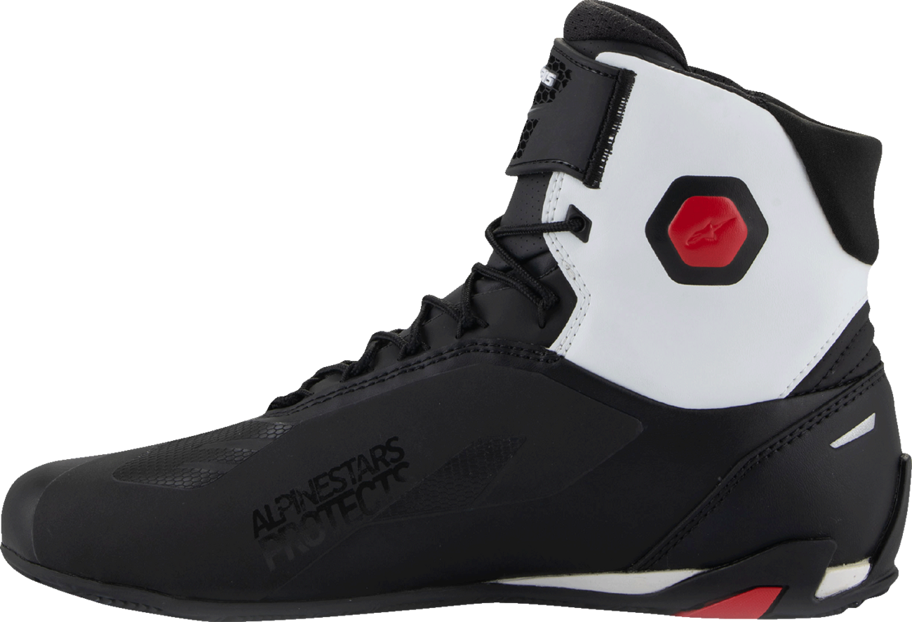 ALPINESTARS Faster-4 Shoes - Black/White/Red - US 14 2510425-123-14