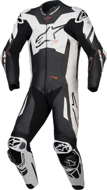 ALPINESTARS GP Plus v4 Sprint 1-Piece Leather Suit - Black/Red Fluo/White - US 50 / EU 60 3150225-1231-60