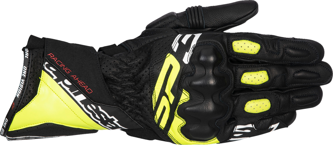 ALPINESTARS SP-3 Gloves - Black/Fluo Yellow/White - Large 3550925-158-L