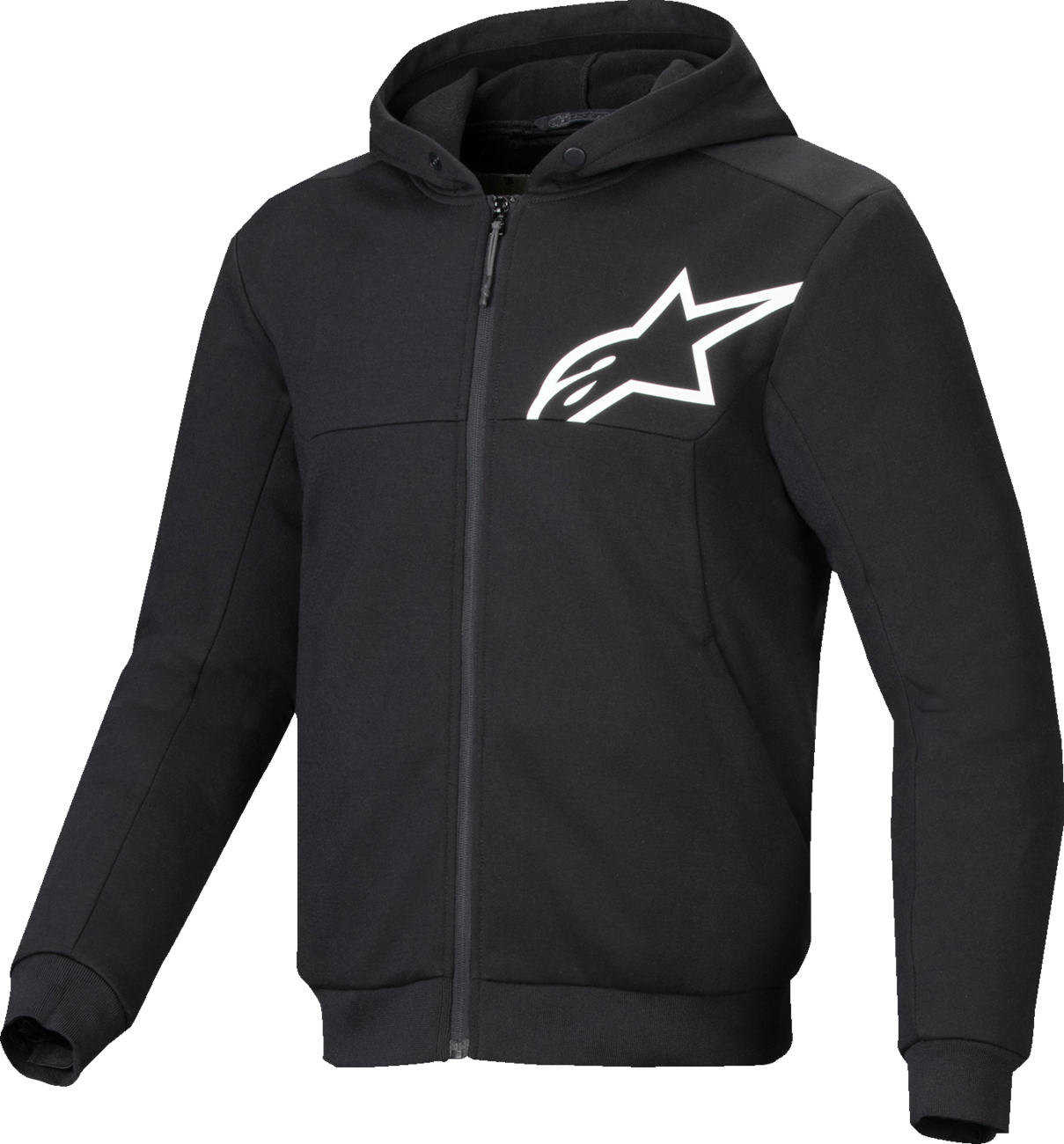 ALPINESTARS Chrome v2 Sport Hoodie - Black/White - Small 4200325-12-S