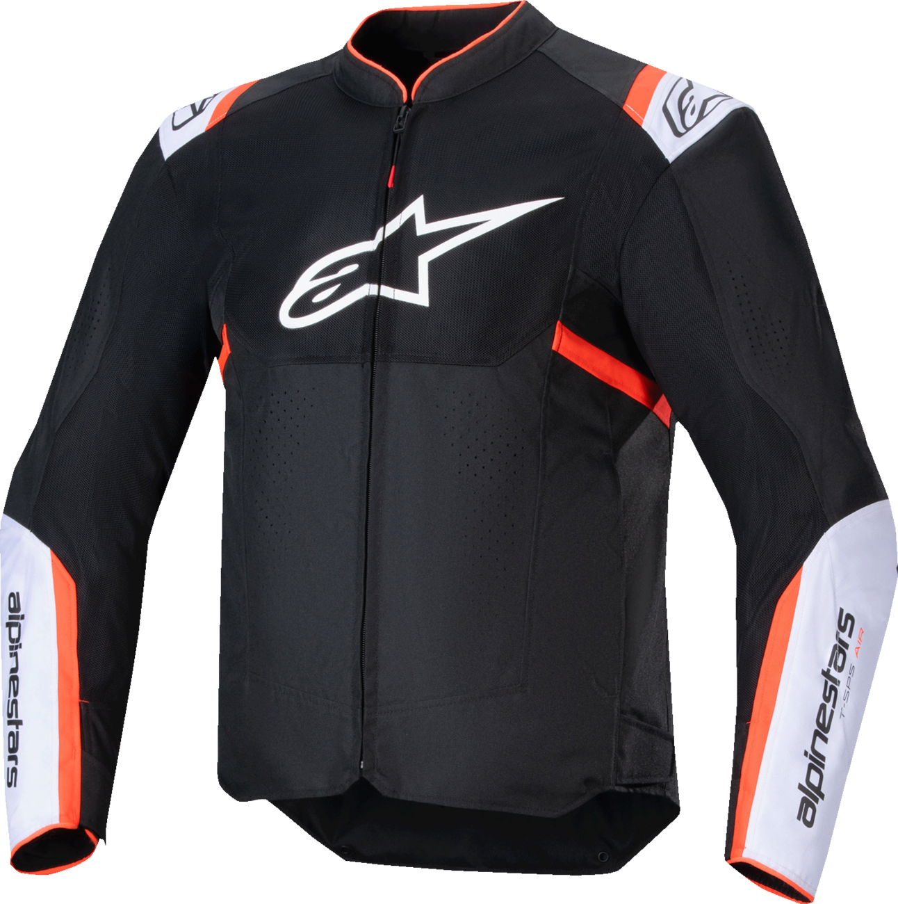 ALPINESTARS T-SPS Air v2 Jacket - Black/White/Red Fluo - 4XL 3301025-1231-4XL