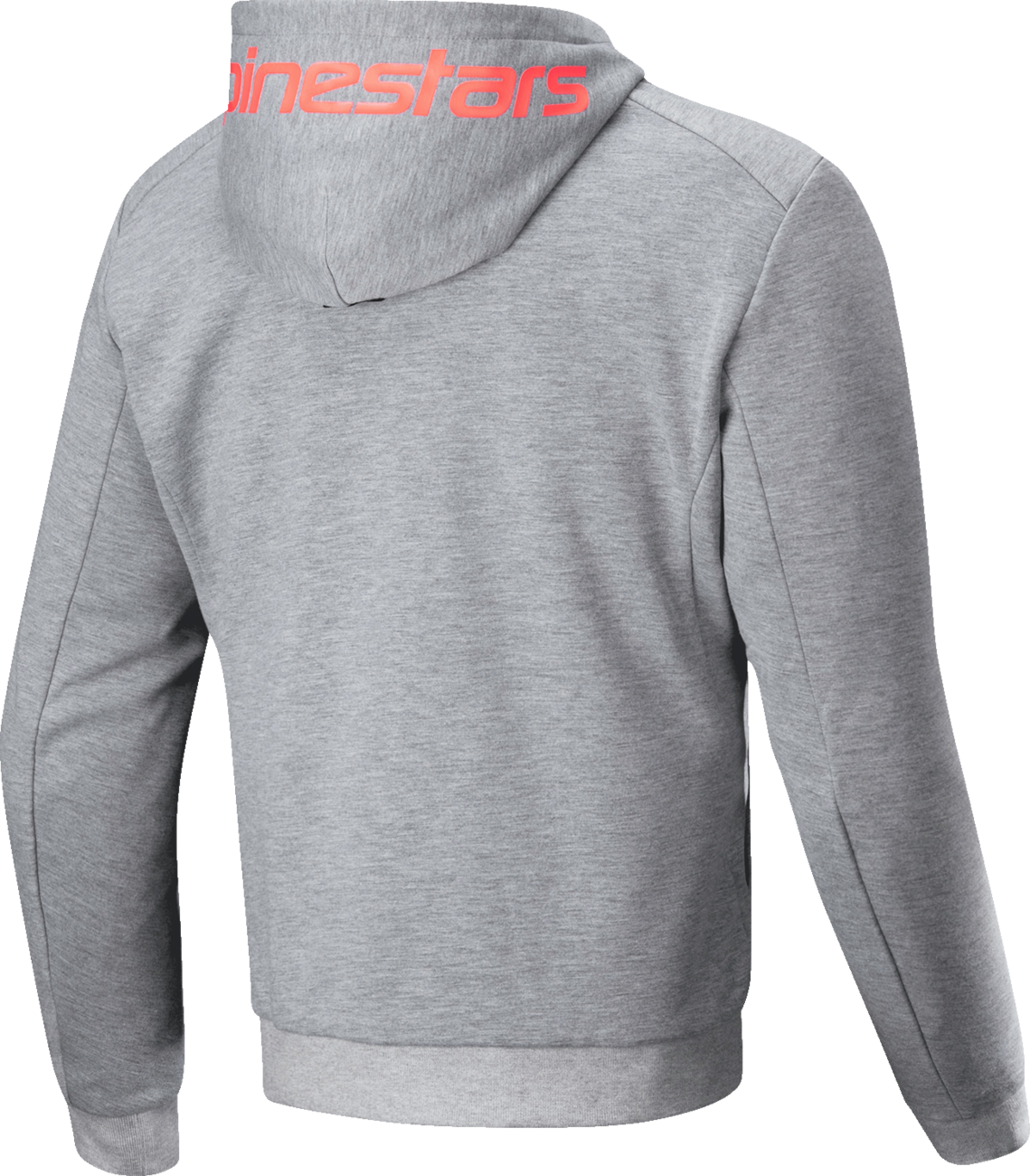 ALPINESTARS Chrome v2 Sport Hoodie - Heather Gray/Red Fluo - Small 4200325-9199-S