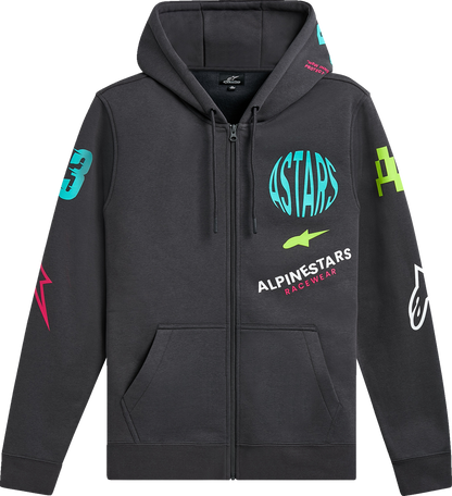 ALPINESTARS Variegate Zip Hoodie - Gunmetal - Medium 1215-53200-190-M