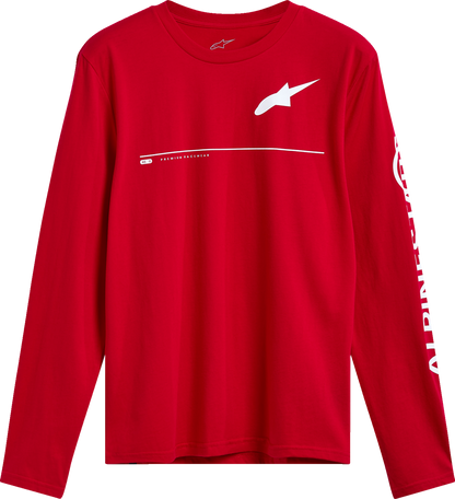 ALPINESTARS Committed Long-Sleeve CSF T-Shirt - Red - 2XL 1215-71200-30-2X
