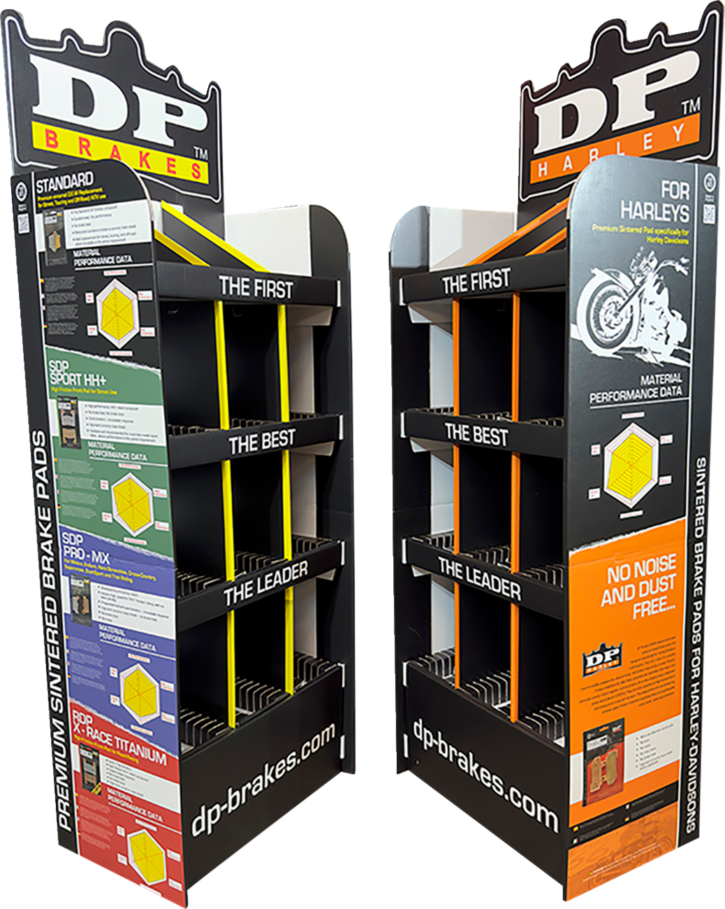 DP BRAKES Floor Display - For Harley Davidson® Models DSR003HD