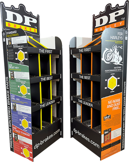 DP BRAKES Floor Display - For Harley Davidson® Models DSR003HD