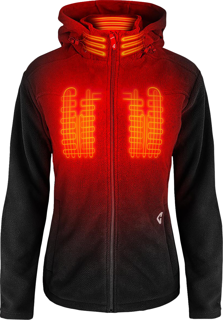 GERBING HEATED CLOTHING Women's 7V Thermite Fleece Heated Jacket 2.0 - Black - XS GER-TFJKT-7V-W-B-XS
