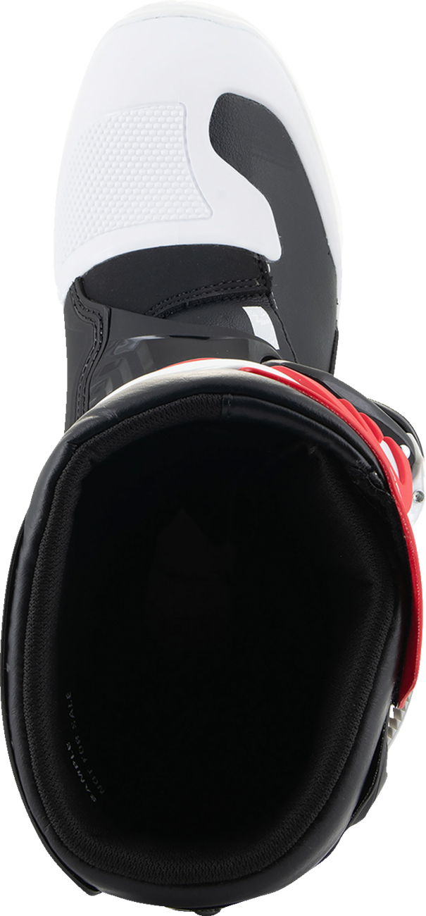 ALPINESTARS Youth Tech3S Boots - White/Black/Red - US 6 / EU 39 2014024-2030-6