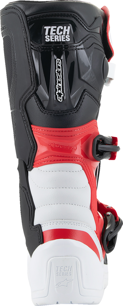 ALPINESTARS Youth Tech3S Boots - White/Black/Red - US 8 / EU 42 2014024-2030-8