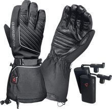 GERBING HEATED CLOTHING Women's 7 V Atlas Ultra-Flex Battery Heated Gloves - Black - Large GER-AFGV-7V-W-L