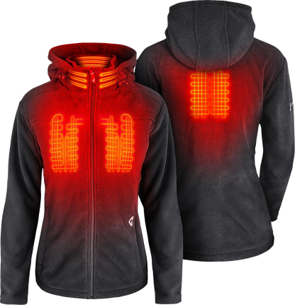 GERBING HEATED CLOTHING Women's 7V Thermite Fleece Heated Jacket 2.0 - Gray - 2XL GER-TFJKT-7V-W-G-XXL
