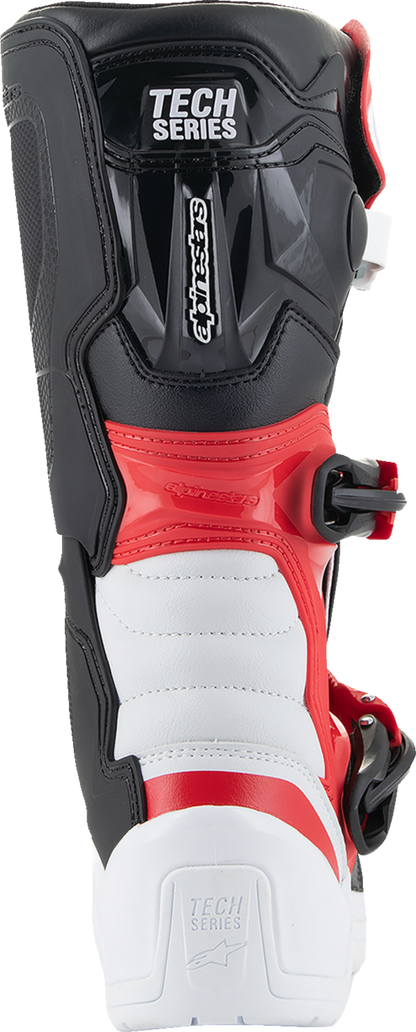 ALPINESTARS Youth Tech3S Boots - White/Black/Red - US 7 / EU 40.5 2014024-2030-7