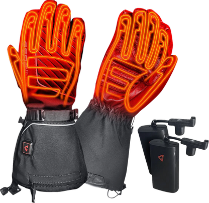 GERBING HEATED CLOTHING Women's 7 V Atlas Ultra-Flex Battery Heated Gloves - Black - XS GER-AFGV-7V-W-XS